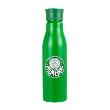 Imagem de Garrafa Palmeiras Alumínio 600ml Alça Esporte - Mileno