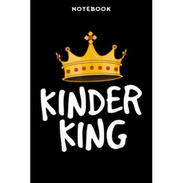Imagem de Notebook Kindēr King Bāck tō Schōōl Bōÿs Kindērgārtēn Crōwn 1st Dāÿ Mēmē: 6x9 inch, over 100 pages/Lined Journal,Homeschool,Book,Financial,Event,A Blank