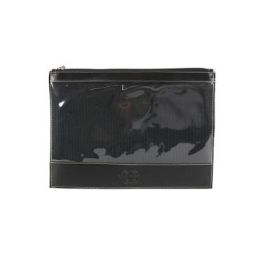 Imagem de Necessaire Slim Frente Transparente Artlux 1403, Preto