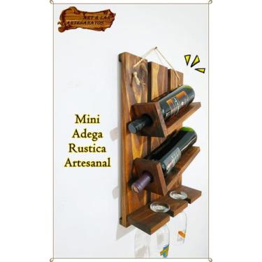 Imagem de / Art & Lar / Barzinho Adega Madeira Vinhos e Bebidas - Art & Lar Arte