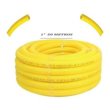 Imagem de Conduíte Corrugado Amarelo 1 Polegada 50Mts