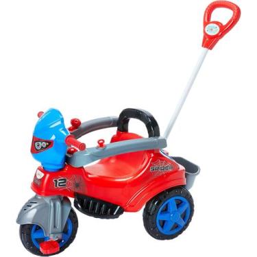 Imagem de Carrinho Triciclo com empurrador Baby City Spider  Maral, Colorido, Sp
