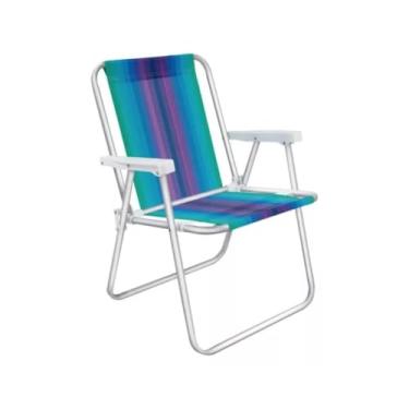 Imagem de Cadeira de Praia Aço Dobrável - Estampa Sortida Mor