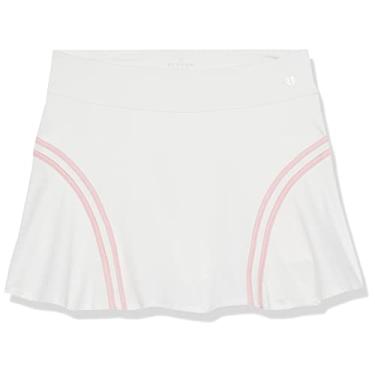 Imagem de EleVen by Venus Williams Saia feminina Backspin de 35 cm, Branco, GG