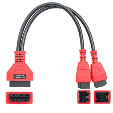 Imagem de Cabo Adaptador Para Scanner Fca Sgw 12+8 Obd2 Automotivo Para Carro FCA Compass Toro Renegade Chrysle Jep Etc