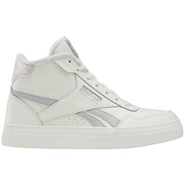 Imagem de Reebok Court Advance Bold High Tênis feminino, Giz/cinza puro/bege, 40