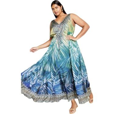 Imagem de City Chic Vestido longo pós-brilho, Brilho, 58