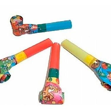 Imagem de Kit 100 Mini Brinquedos! 50 Língua de Sogra e 50 Apitos!!! - VENDEU BE