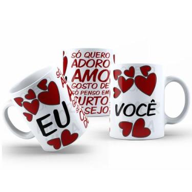Imagem de Caneca de Cerâmica 325ml  Presente para Namorados - Mecolour