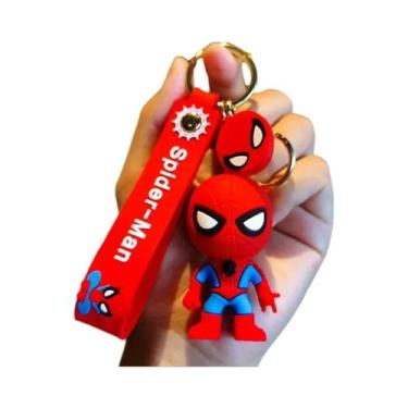 Imagem de Chaveiro Kawaii Homem-Aranha - Figura de Ação para Mochila ou Bolsa In