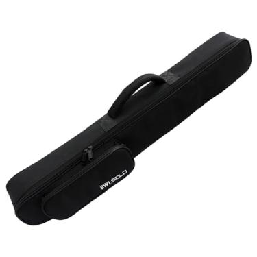 Imagem de Generic Estojo de armazenamento para clarinete de saxofone, estojo reto de saxofone soprano de pano oxford para exterior, preto