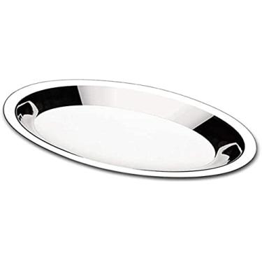 Imagem de Travessa Oval Funda, 26 cm, Aço Inox, Gedex ECO-440, Prata