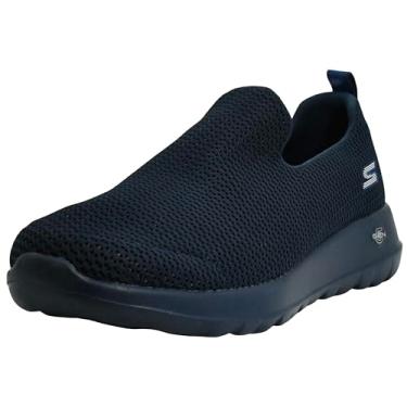 Imagem de Skechers Tênis de caminhada masculino Go Walk Max Athletic Slip-On, azul marinho/azul, 44, Azul marinho/azul, 44