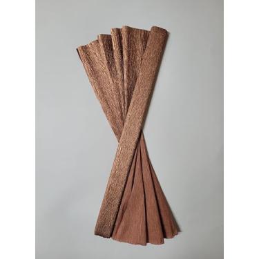 Imagem de Papel Crepom Impermeável Perolado/Metalizado 48cm x 2m - Kit 10 Unidades (ROSE GOLD)
