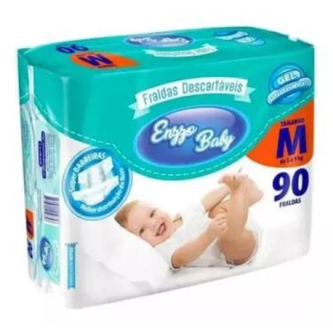 Imagem de Fraldas Descartáveis Atacado Barato Enzzo Baby Pacotão Todos os tamanh