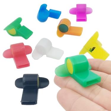 Imagem de Conjunto com 50 Brinquedinhos Mini Brinquedo Plástico Nacional Kit para Lembrancinhas Mimos Prendas Sacolinha Surpresa Festas (50 Apitos P)