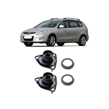 Imagem de Kit 2 Coxim + Rolamento Amortecedor Dianteiro I30 Cw Todos - QualyKits