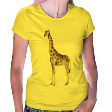 Imagem de Baby Look Girafa - Foca na Moda, Amarelo, GG