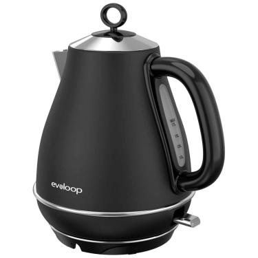 Imagem de Chaleira Elétrica 1,5 L com Desligamento Automático, 110V 1500W, Evoloop, Preta