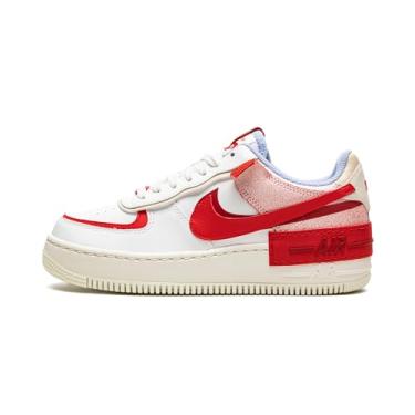 Imagem de Nike T nis feminino Air Force 1 Shadow Af1 Ci0919, Summit White University Red 108, 8.5
