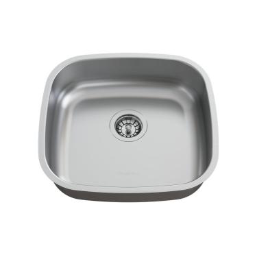 Imagem de Cuba para Pia de Cozinha em Aço Inox N5 36x33,5x11cm com Válvula GhelPlus Inox