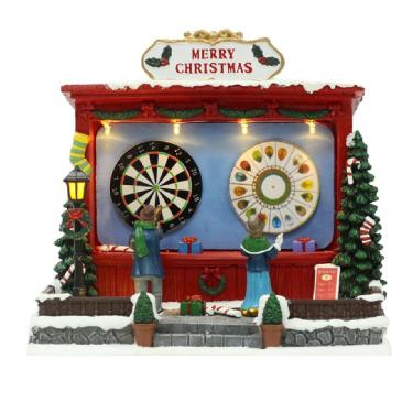 Imagem de Vila natalina parque de natal tiro ao alvo decorativo