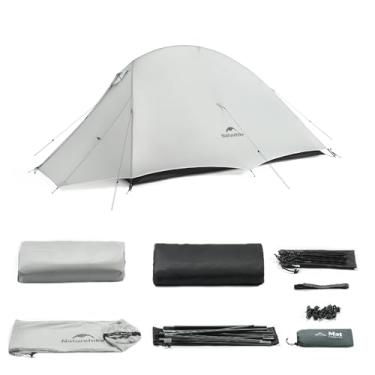 Imagem de Barraca Naturehike 1-2 pessoas Cloud Up UL, à prova de chuva PU1500 mm e barracas ultraleves de atualização à prova de vento, 1 kg/1,2 kg, para acampamento, mochila, caminhada, autônomo, construção