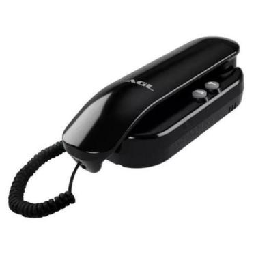 Imagem de Interfone Monofone Porteiro Eletronico Individual Residencial Preto S1