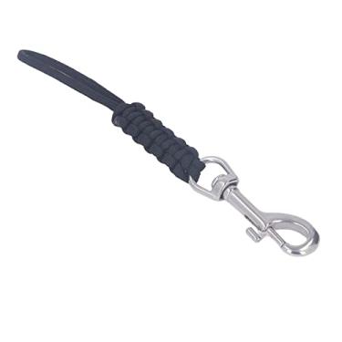 Imagem de Habitação de Câmera Subaquática que Transporta Cordão, Cordão de Mergulho, Corda de Nylon de Aço Inoxidável para Transportar Câmera Subaquática, Ferramenta de Segurança (Preto)