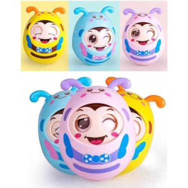 Imagem de Brinquedo Tumbler Roly Poly Crianca João Bobo para bebe (Azul)