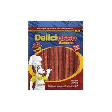 Imagem de Petisco Palitinho Ossinho Para Cães Deliciosso Palito Fino Carne 200g