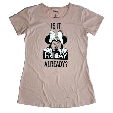 Imagem de Camisola Feminina Disney Minnie Mouse Algodão P