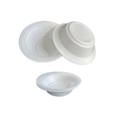 Imagem de 400 Und cumbuca isopor caldo térmica Descartável Funda 200ml - Genéric