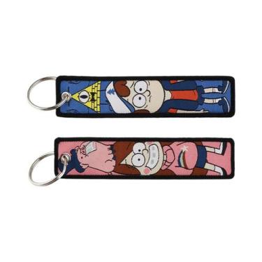 Imagem de Chaveiro com Etiqueta de Filme de Terror - Design de Tecelagem, 21