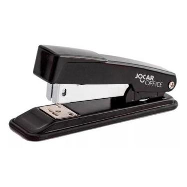 Imagem de Grampeador Papel Profissional Reforçado Metal Aço 25 Folhas Cor Preto 