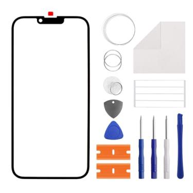 Imagem de Substituição de tela de vidro da lente externa frontal Vvsialeek para iPhone 14 Plus, substituição de tela de vidro frontal com kit de ferramentas de reparo (sem toque LCD e digitalizador) - 16,7 cm