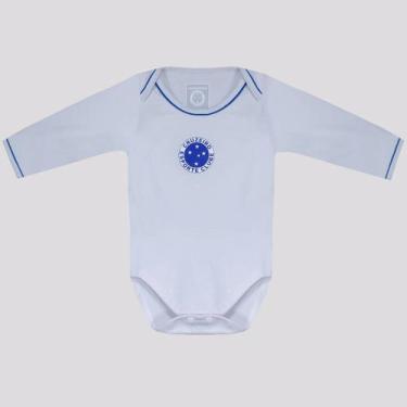 Imagem de Body Cruzeiro Manga Longa Infantil Branco - Reve Dor, G