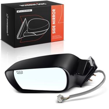 Imagem de A-Premium Espelho retrovisor traseiro externo preto dobrável manual não aquecido com memória retrovisor lateral do motorista - compatível com Toyota Avalon 2000 2001 2001 2002 2003 2004