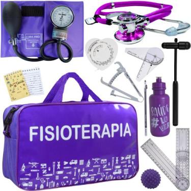 Imagem de Kit Fisioterapia Fita Imc Goniometro Grande Pequeno Fisio - Love Saude