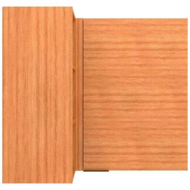 Imagem de Armário Aéreo De Canto Bartira Cristal Mdp 15mm Com 1 Porta Lâmina Mel