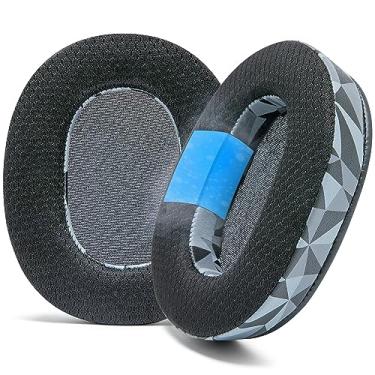 Imagem de WC Freeze Inzone - Almofadas De Gel Refrescantes Compatíveis Com Fones Ouvido Sony H9 E H7 Da Wicked Cushions Aumentam O Conforto, A Durabilidade Isolamento Acústico Para Jogos Épicos, Cinza Geo