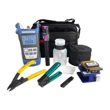 Imagem de Kit FTTH Completo Com Clivador, Power Meter, VFL, Decapador Acrilato, 