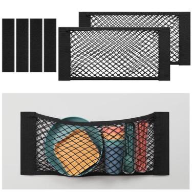 Imagem de Organizador de armazenamento de carga Net TOBWOLF 25x60cm para carro