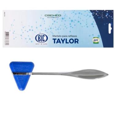 Imagem de Martelo de Reflexo Neurológico BUCK BABINSKI TAYLOR Cromado - BIC - Be
