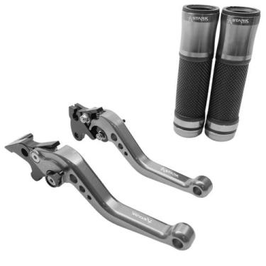 Imagem de Kit Manete Manopla Esportivo Yes 125 Intruder 125 Riva Dafra - Stark R