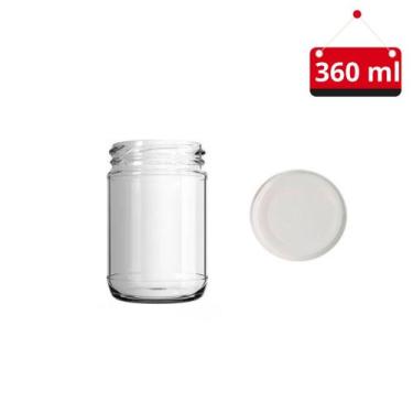 Imagem de 15 Un. Pote de vidro Andino 360 ml com tampa e lacre - Nadir Figueired