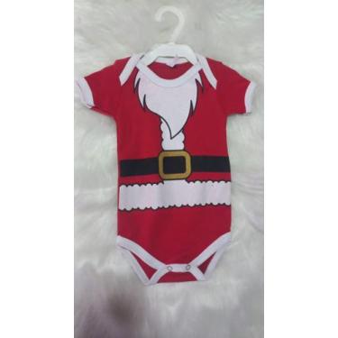 Imagem de Body Natal Menino com gorro de papai noel - MD style, Vermelho, P