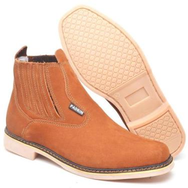 Imagem de Bota Botina Coturno Masculina Country Nobuck Polo Blu - Outlet Monteir