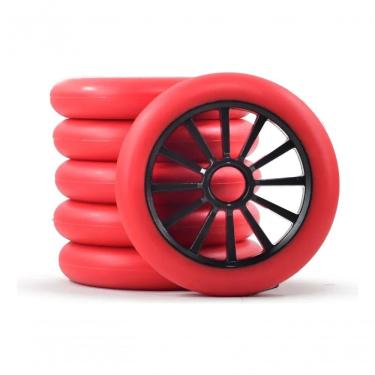 Imagem de Roda Para Patins 125mm Hd Cor Vermelho (jg C 3)