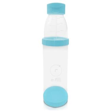 Imagem de Sensible Creations Recipiente de pó reenchido para viagem, 2 compartimentos, dispensador de pó com medidas – Recipiente de pó para proteína em pó, fórmula para bebês, pré-treino para usar em movimento